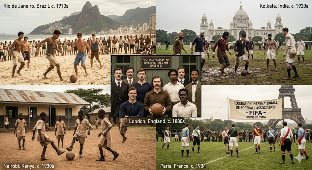 How was football invented?